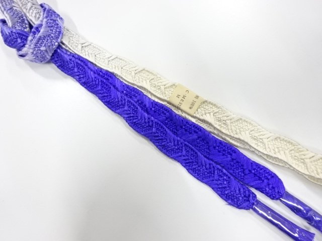 未使用品　正絹　手組帯締め